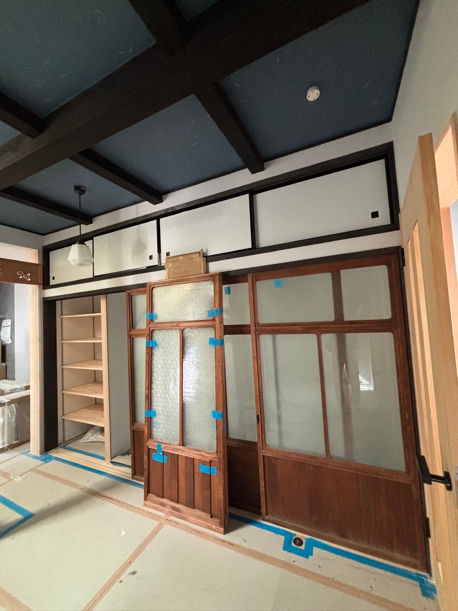 ◇レトロな建具が奏でる空間の美しさ・西区の古民家リノベーション036